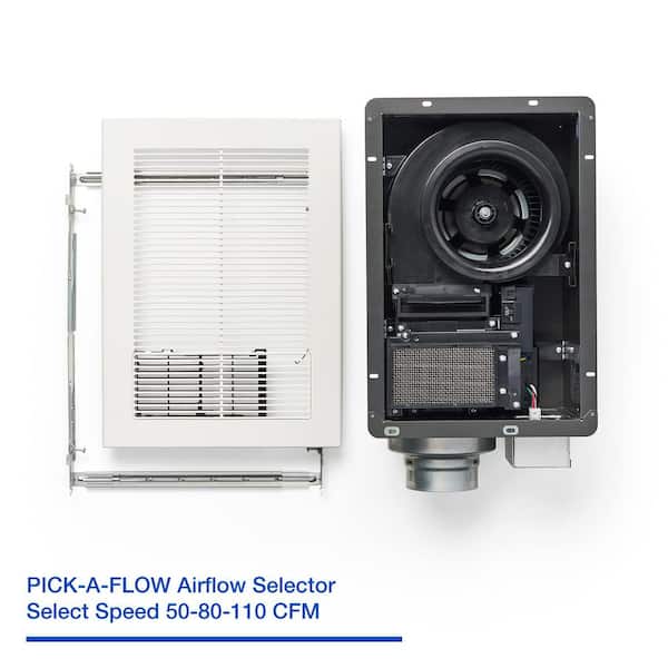 Panasonic LRDC1103V・1143V・1144V Panasonic 0.5-Sone 110-CFM White Bathroom Fan, ENERGY STAR