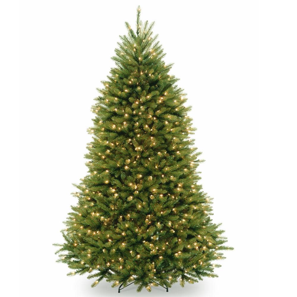 6.5-Foot Green Fir Pre-Lit Artificial Christmas Tree with Clear Lights