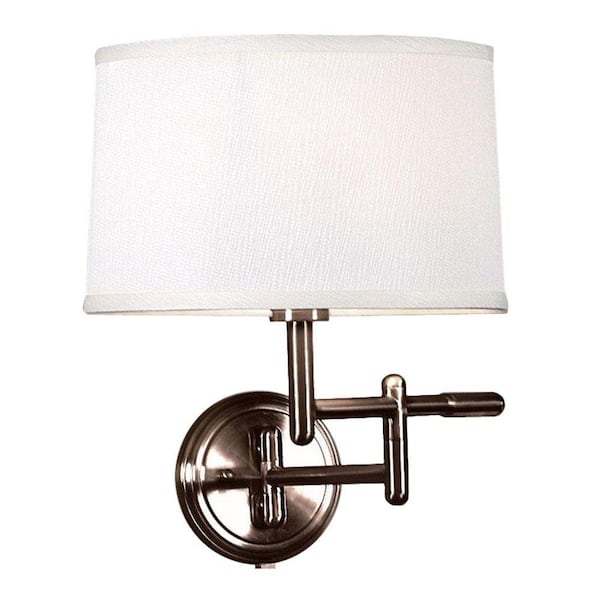 Home Decorators Collection 1-Light Oil-Rubbed Bronze Wall Pivoter Swing-Arm Lamp