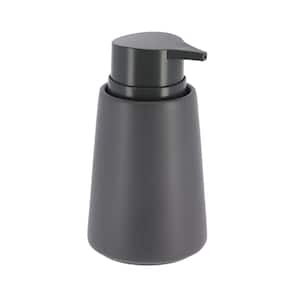 Smooth Freestanding Lotion Soap Dispenser Flared Shape Gray