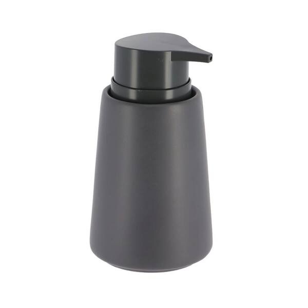 Unbranded Smooth Freestanding Lotion Soap Dispenser Flared Shape Gray