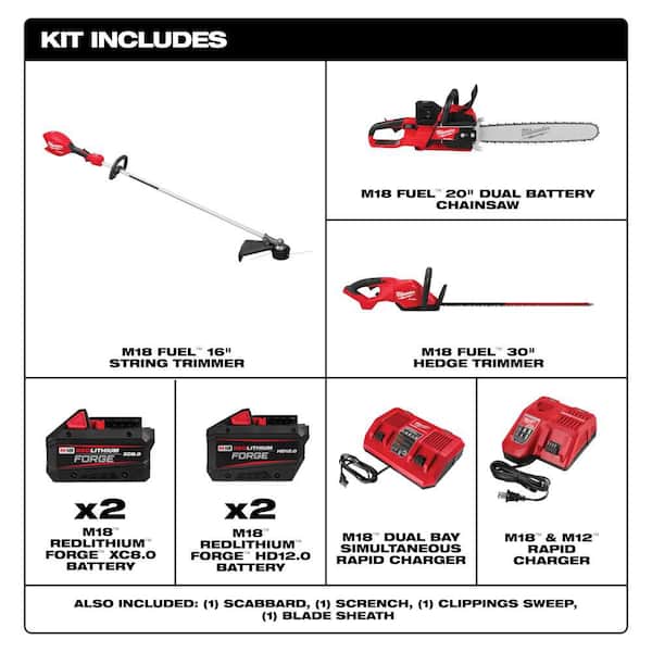 Milwaukee M18 FUEL 18V 16 in. Brushless Cordless Straight Shaft