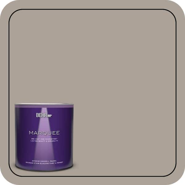 BEHR MARQUEE 1 qt. #ECC-18-1 Quail Ridge Eggshell Enamel Interior Paint & Primer