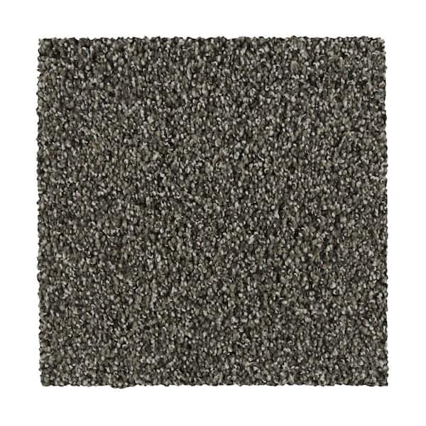Lifeproof Batesfield - Notion - Gray 50 oz. Triexta Texture Installed Carpet