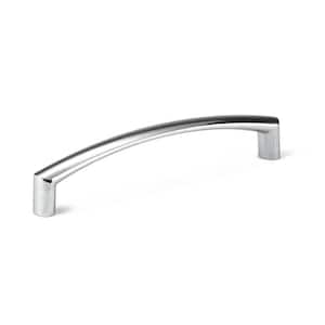 Richmond Collection 5 1/16 in. (128 mm) Chrome Modern Curved Cabinet Arch Pull