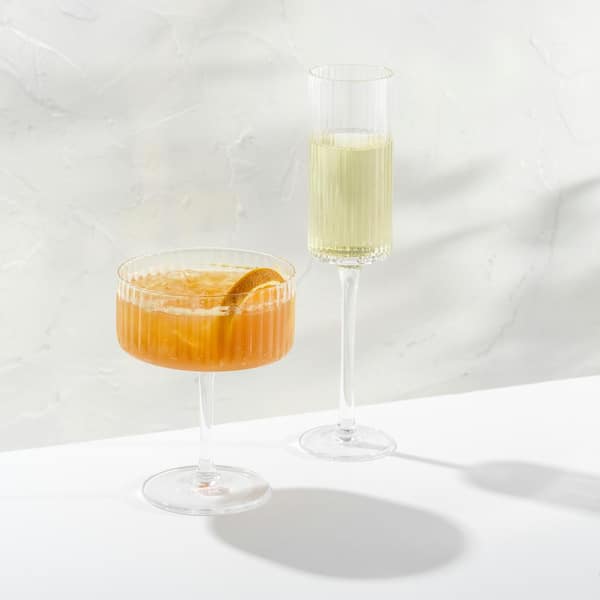 JoyJolt Carre Heavy Base Martini Glasses 2pk – Grind City Grocer