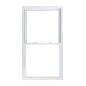 31.75 in. x 57.25 in. 70 Pro Series Low-E Argon Glass Double Hung White Vinyl Replacement Window, Screen Incl
