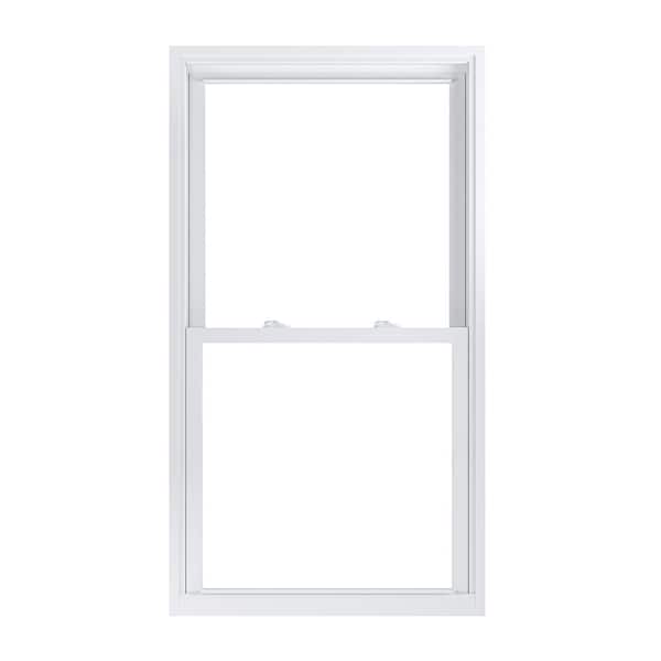 American Craftsman 31.75 in. x 57.25 in. 70 Pro Series Low-E Argon Glass Double Hung White Vinyl Replacement Window, Screen Incl