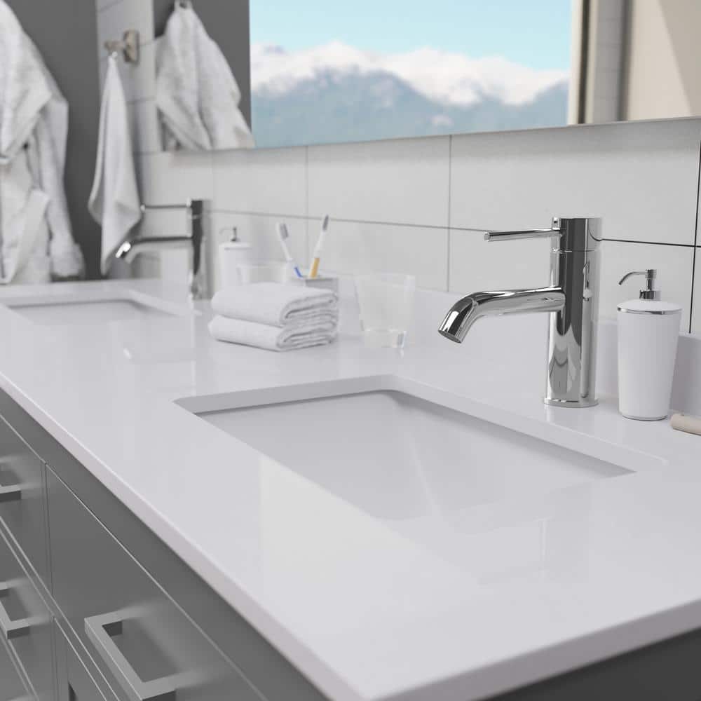 Beckett 72" Dark Gray Freestanding Double Bathroom Vanity