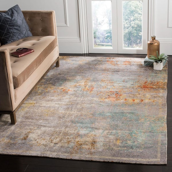 Centennial 10 ft. x 14 ft. Multi Distressed Abstract Area Rug