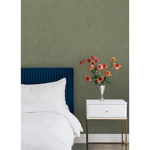 Mr. Kate Daphne Limewash Green Peel and Stick Wallpaper