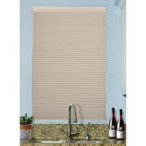 Fawn Cordless Top-Down/Bottom-Up Blackout Fabric Cellular Shade 9/16 in. Single Cell 40 in. W x 48 in. L