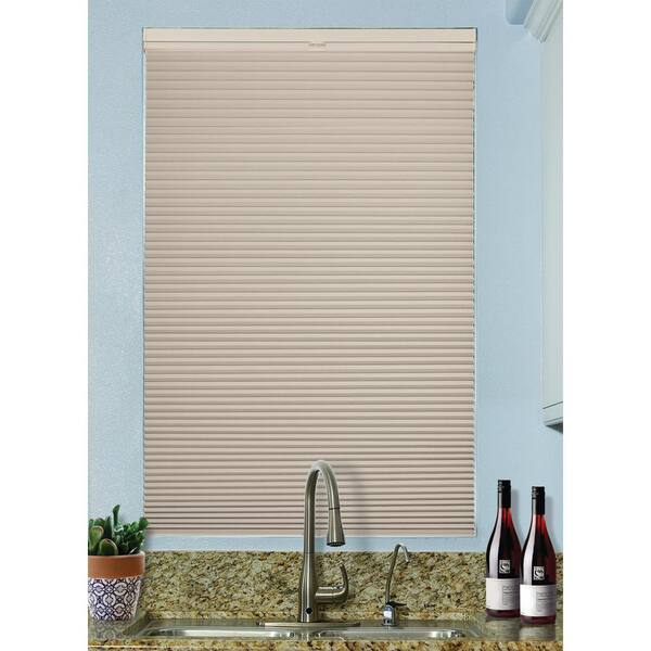 BlindsAvenue Fawn Cordless Top-Down/Bottom-Up Blackout Fabric Cellular Shade 9/16 in. Single Cell 57 in. W x 48 in. L