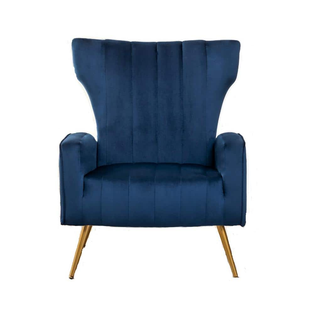 Arrow Blue Sewing Chair with Scalloped Base Sewing Notions on