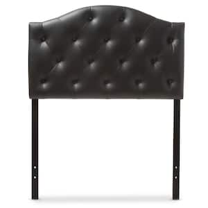 Baxton Studio Myra Black Full Headboard 28862 6424 HD The Home Depot