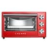 GRSK2A15RDMA18 by Galanz - Galanz 1.5 Cu Ft Retro French Door Toaster Oven  with Air Fry in Hot Rod Red