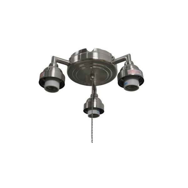 Home Decorators Collection Trentino II 60 in. Brushed Nickel Light Kit