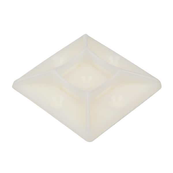 NSi Industries 1 in. x 1 in. Adhesive Tie Mount (100-Pack)