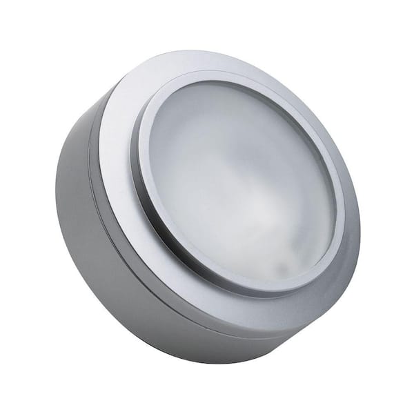Titan Lighting Aurora 3-Light Xenon Stainless Steel Disc Light