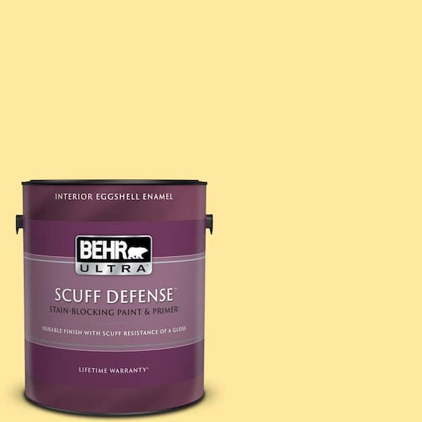 BEHR ULTRA 1 gal. #P300-4 Rise and Shine Extra Durable Eggshell Enamel Interior Paint & Primer
