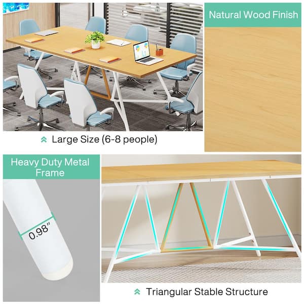 Capen rectangular conference deals table