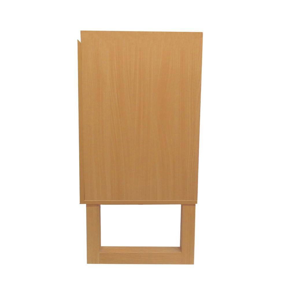 Arles 48" Natural Oak and Cane Bathroom Vanity