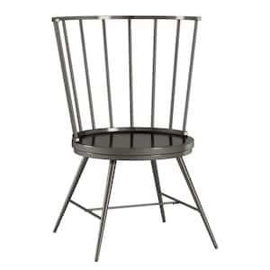Black High Back Windsor Classic Dining Chairs (Set of 2)