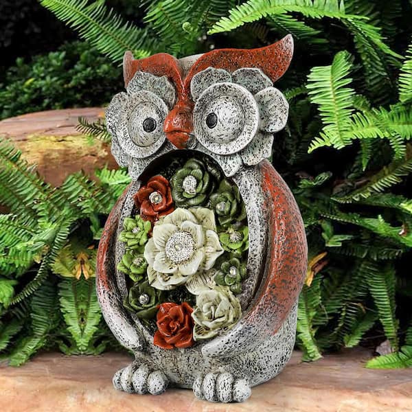 Owl Home Decor, Metal Owl Statue, Owl Decoration for Garden, Metal Owl –  LUV2BRD