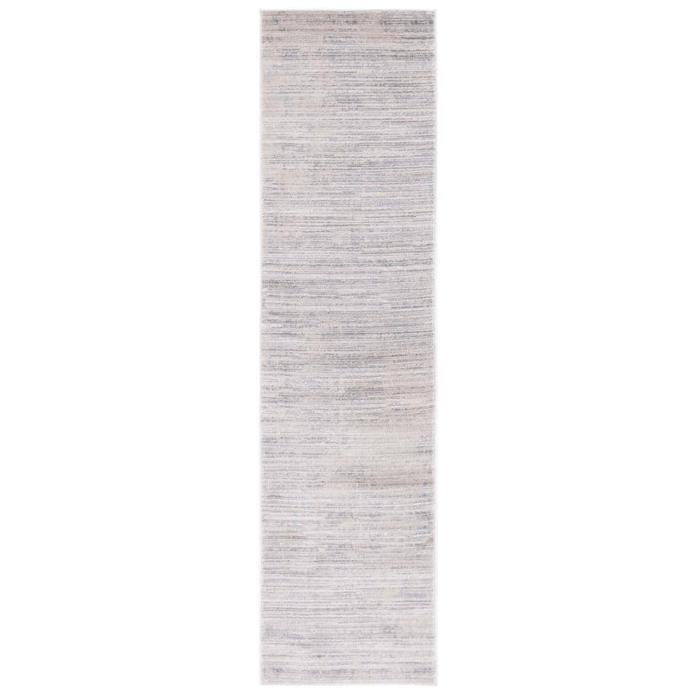 Carnegie Ivory/Gray 2 ft. x 8 ft. Distressed Striped Runner Rug price history on PriceWatchPro