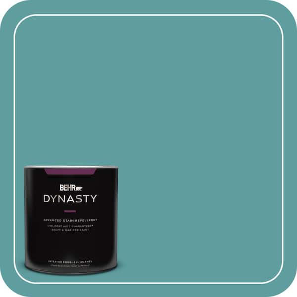BEHR DYNASTY 1 qt. #PPU13-05 Bali Bliss Eggshell Enamel Interior Stain-Blocking Paint and Primer