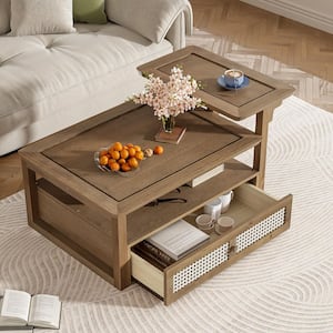 【Lrose】WTW　MARVERICKS COFFEE TABLE WINSOME WOOD Morris 40 in. Espresso Medium Rectangle Wood