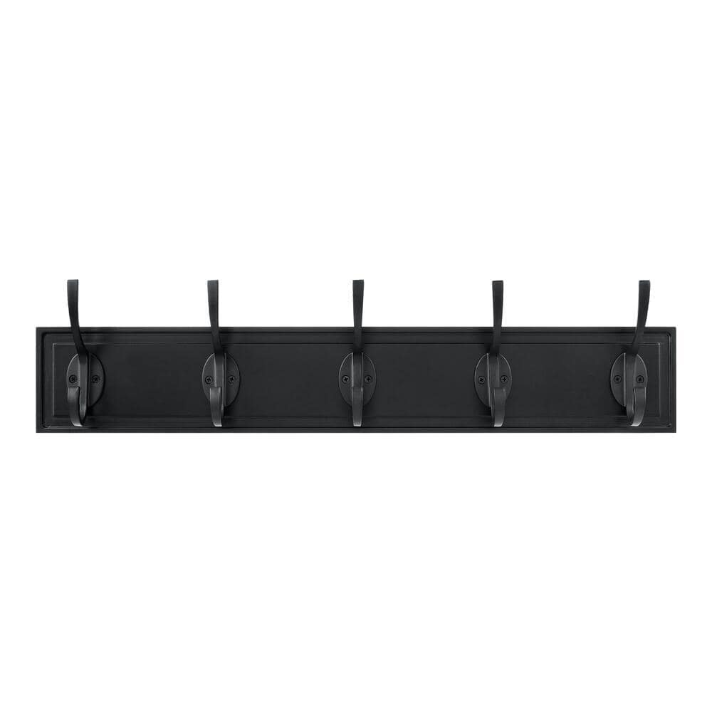 Shelf Rack with Hooks Matte Black - Brightroom™