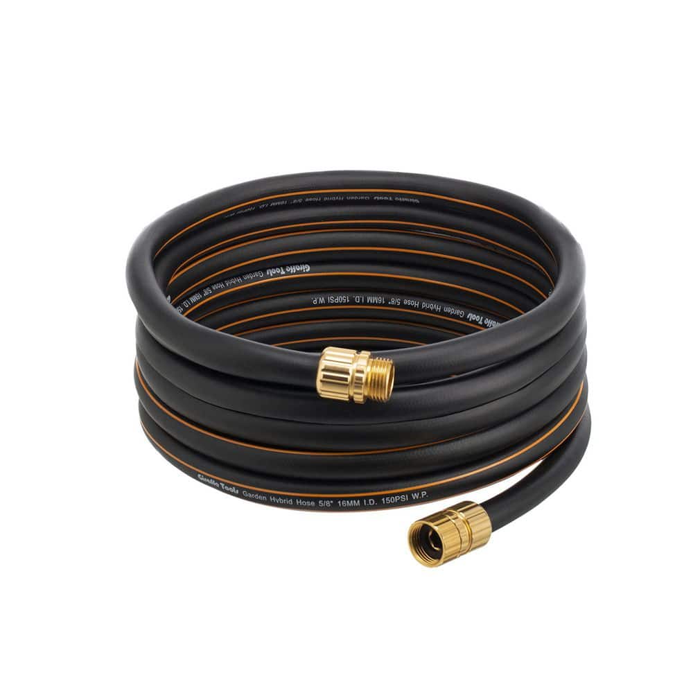 OGETFUUR 5/8 in. x 25 ft. Heavy-Duty Water Hose NO Kink, Flexible ...