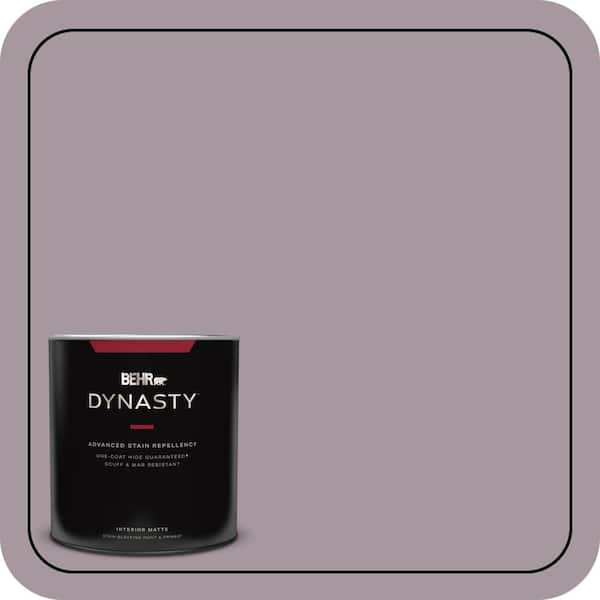 BEHR DYNASTY 1 qt. #N110-3 Fig Preserves One-Coat Hide Matte Interior Stain-Blocking Paint and Primer