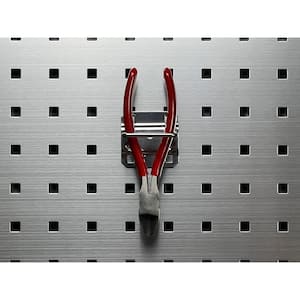 1-3/4 in. I.D. Stainless Steel Closed Hammer/Pliers Holder Pegboard Hook for Stainless Steel LocBoard (2-Pack)
