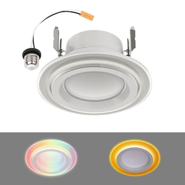 RL Dual Zone 4 in. Smart WiFi Recessed LED Trim Connected by WiZ Pro