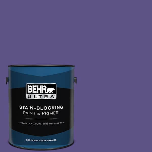 BEHR ULTRA 1 gal. #P560-7 Kings Court Satin Enamel Exterior Paint & Primer