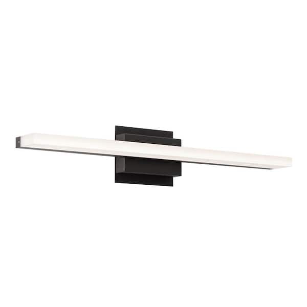 AFX Ramona 3.50 in. 1 Black LED Vanity Light