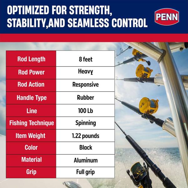 8 foot fishing pole Spinning Rods - Gold Series Ft. 0 In Zebco Ready Tackle Surf/Pier Spinning