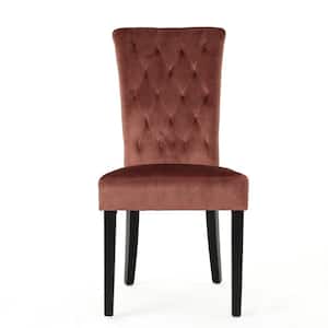 Venetian Blush Wood Upholstered Dining Chair (Set of 2)