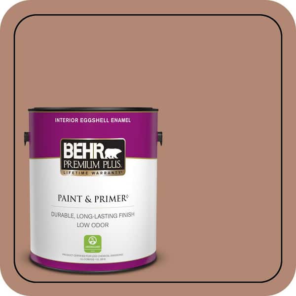 BEHR PREMIUM PLUS 1 gal. #S200-5 Minestrone Eggshell Enamel Low Odor Interior Paint & Primer