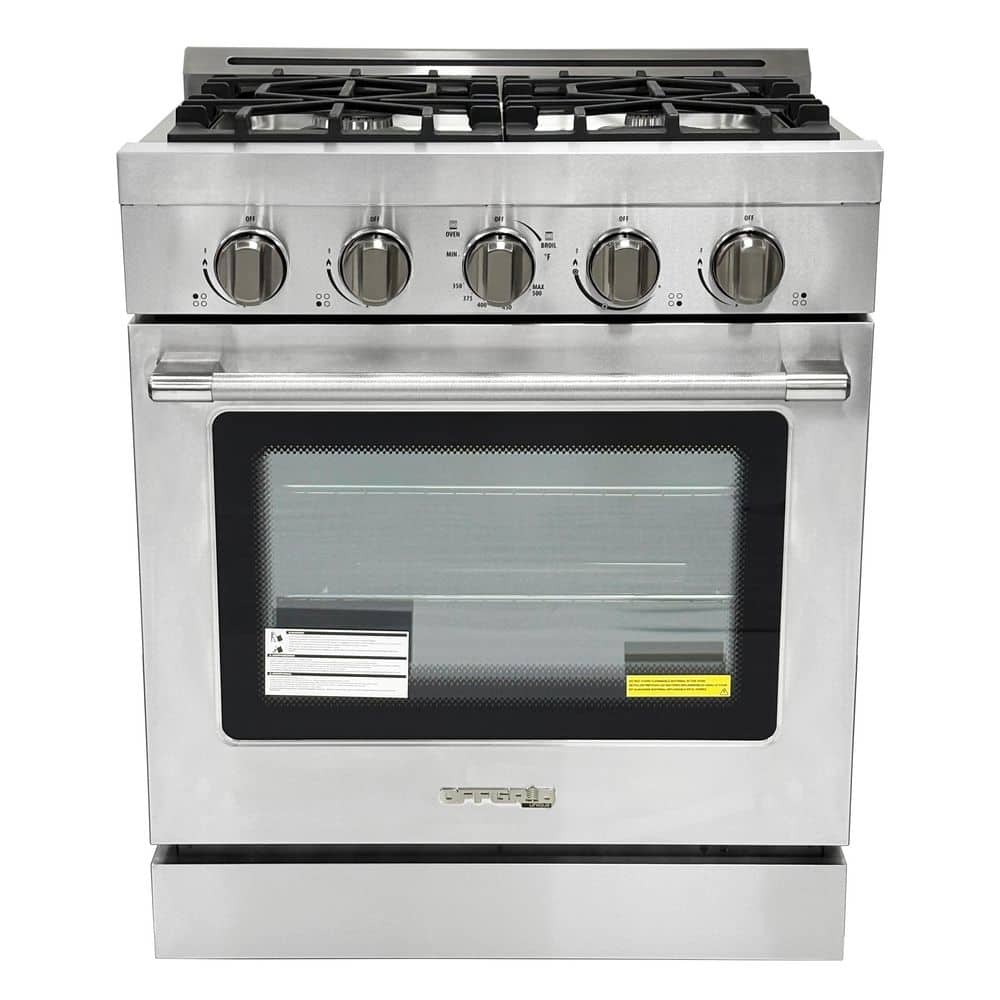 Off-Grid 30 in. 4-Burner Waist High Broiler Propane Range in Stainless Steel price history on PriceWatchPro