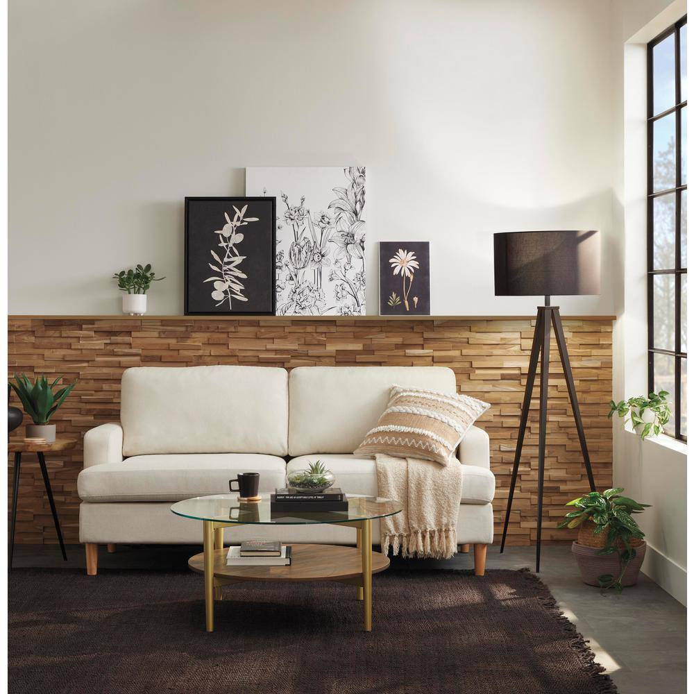 Matte Black Tripod Floor Lamp with Drum Shade