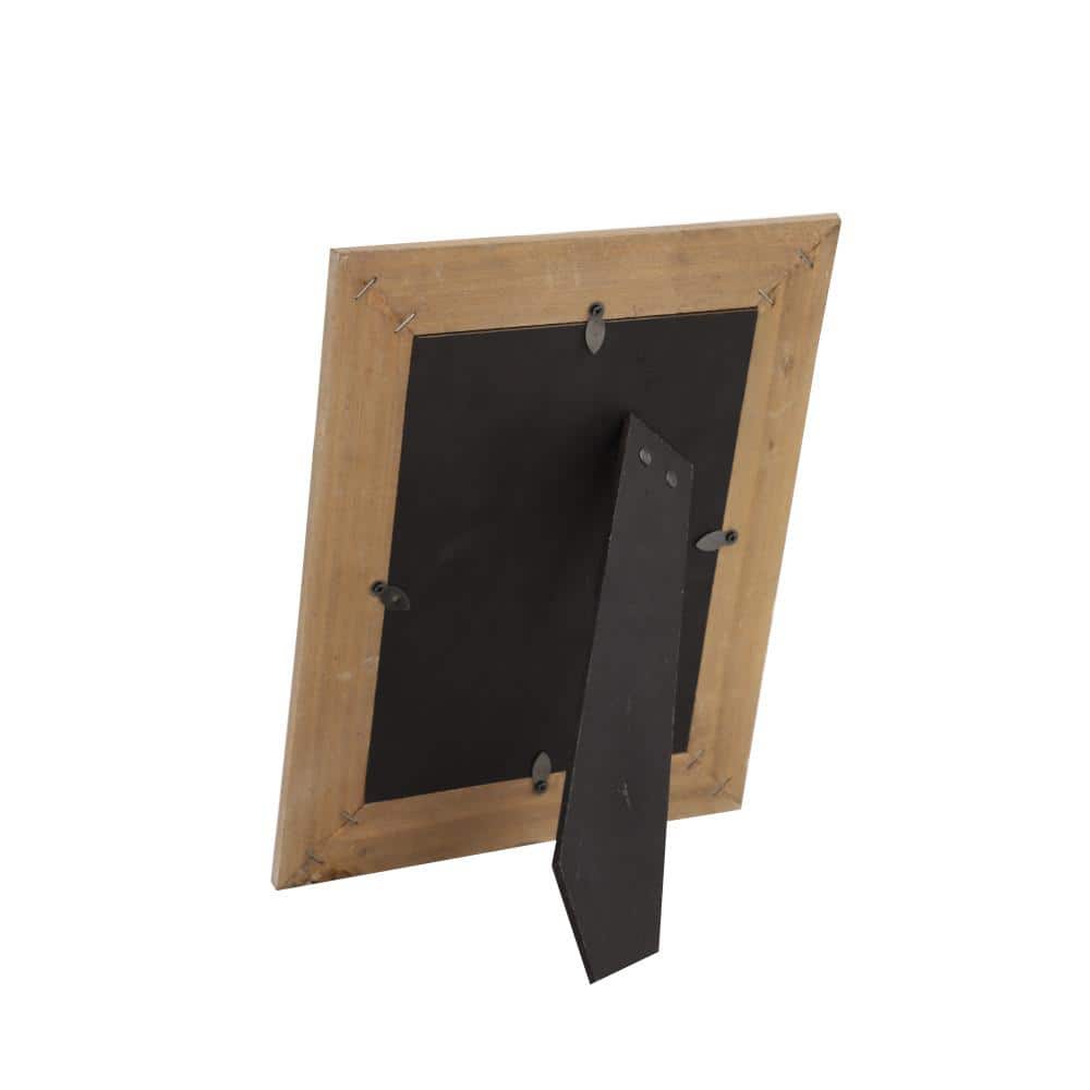 Light Brown Beaded Wood 6" x 8" Photo Frame