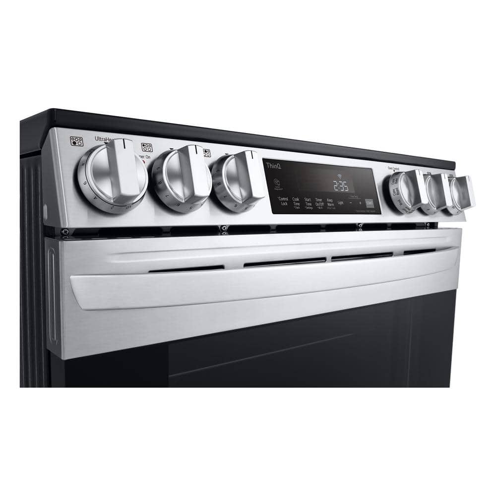 6.3 Cu Ft Stainless Steel Smart Convection Electric Range