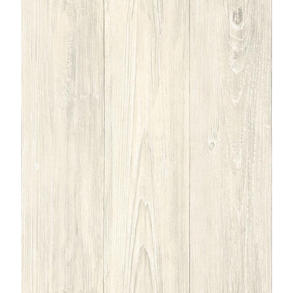 Chesapeake Mapleton Cream Shiplap Cream Wallpaper Sample