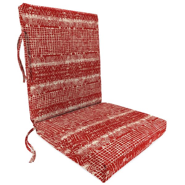 Jordan Manufacturing 44 in. L x 21 in. W x 4 in. T Rectangular Outdoor Chair Cushion in Everest Caramel