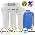 5-Stage Under-Sink Superior Reverse Osmosis Water Filter System 50 GPD Membrane
