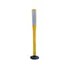 Three D Traffic Works 42 in. Yellow Flat Delineator Post and Base with ...