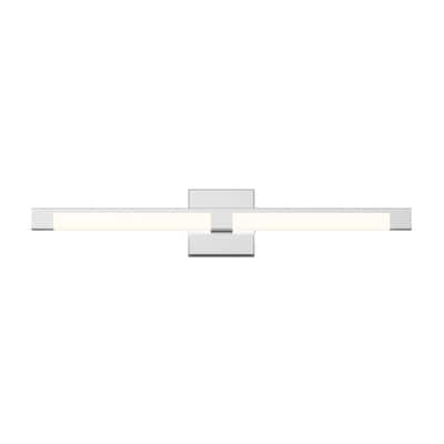 Tivoli 27 in. Chrome LED Vanity Light Bar